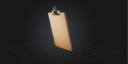 3D model Clipboard VR / AR / low-poly