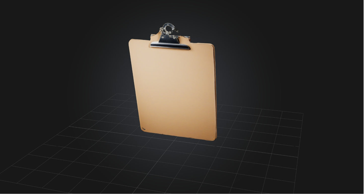 3D model Clipboard VR / AR / low-poly