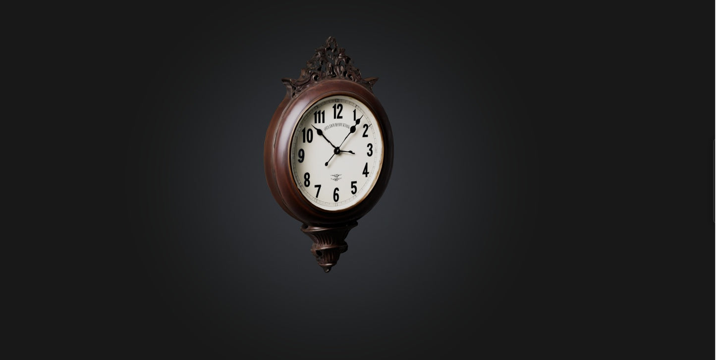 3D model Clock VR / AR / low-poly