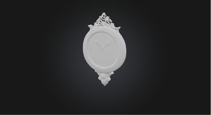 3D model Clock VR / AR / low-poly