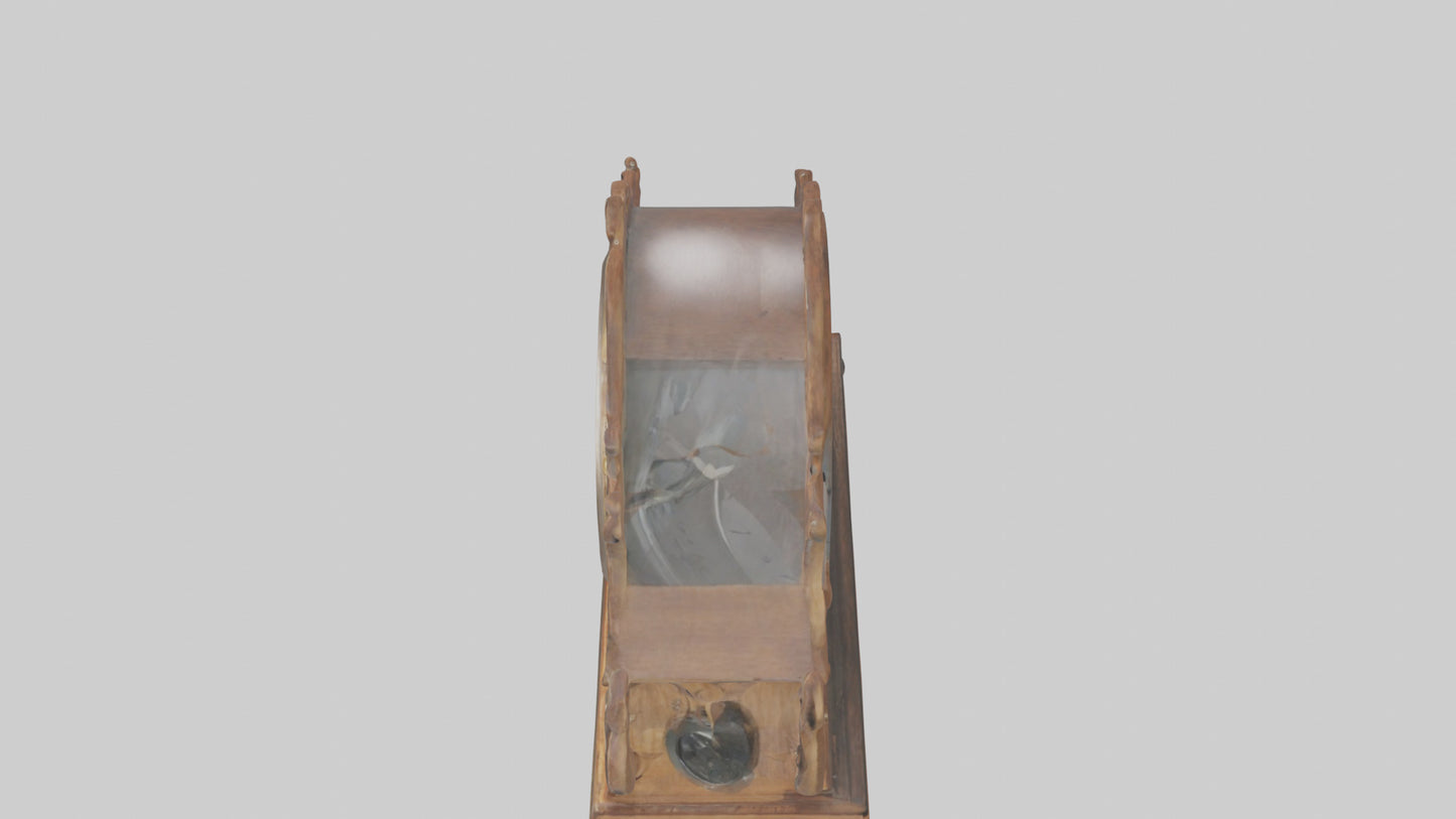 Clock with Picture Frame model VR / AR / low-poly