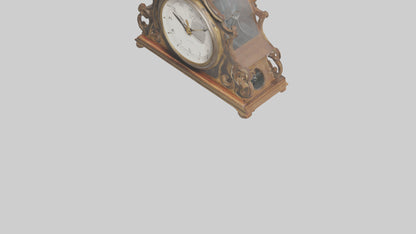 Clock with Picture Frame model VR / AR / low-poly