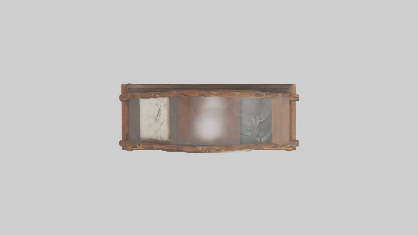 Clock with Picture Frame model VR / AR / low-poly