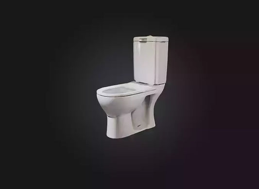 3D model closet toilet VR / AR / low-poly
