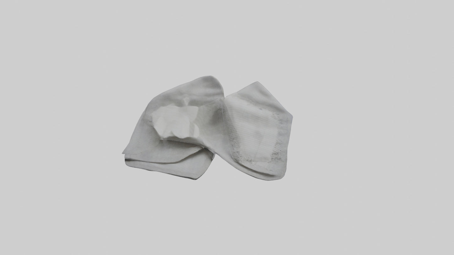 3D model Cloth Napkins model VR / AR / low-poly