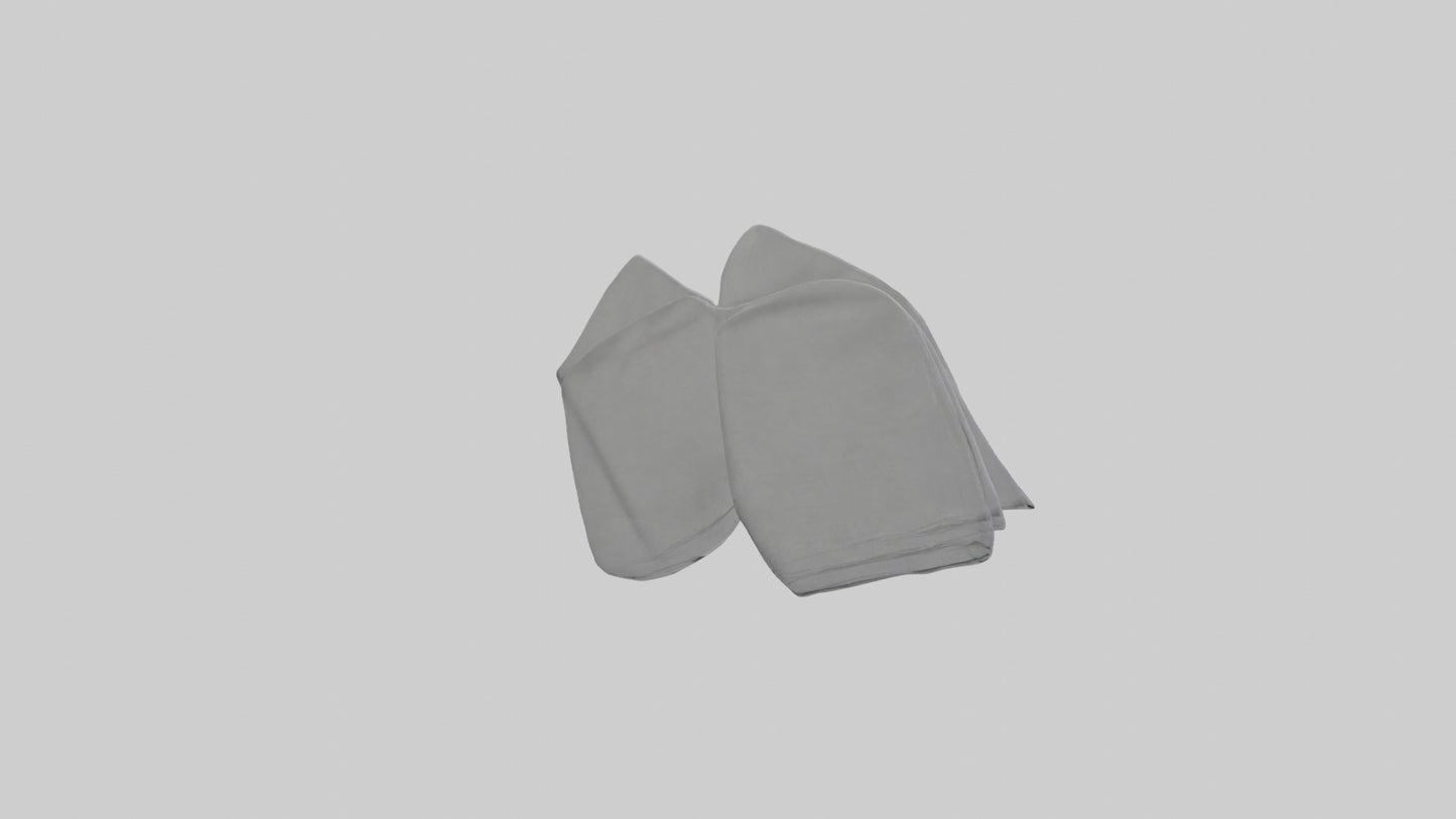 3D model Cloth Napkins model VR / AR / low-poly