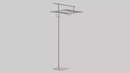 3D model Clothes rack model VR / AR / low-poly