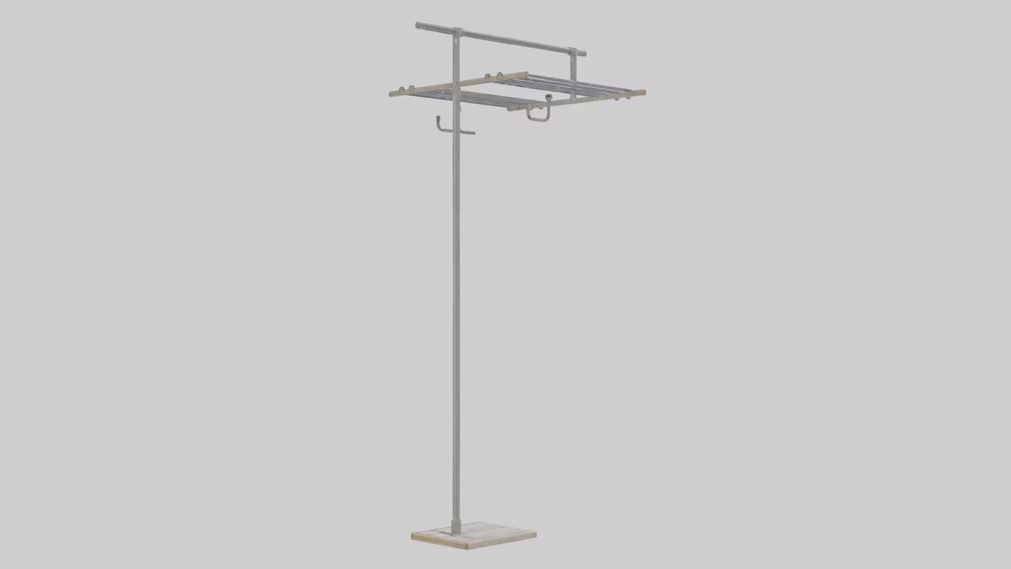 3D model Clothes rack model VR / AR / low-poly
