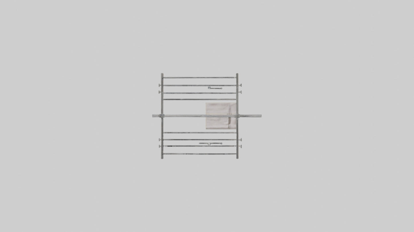 3D model Clothes rack model VR / AR / low-poly