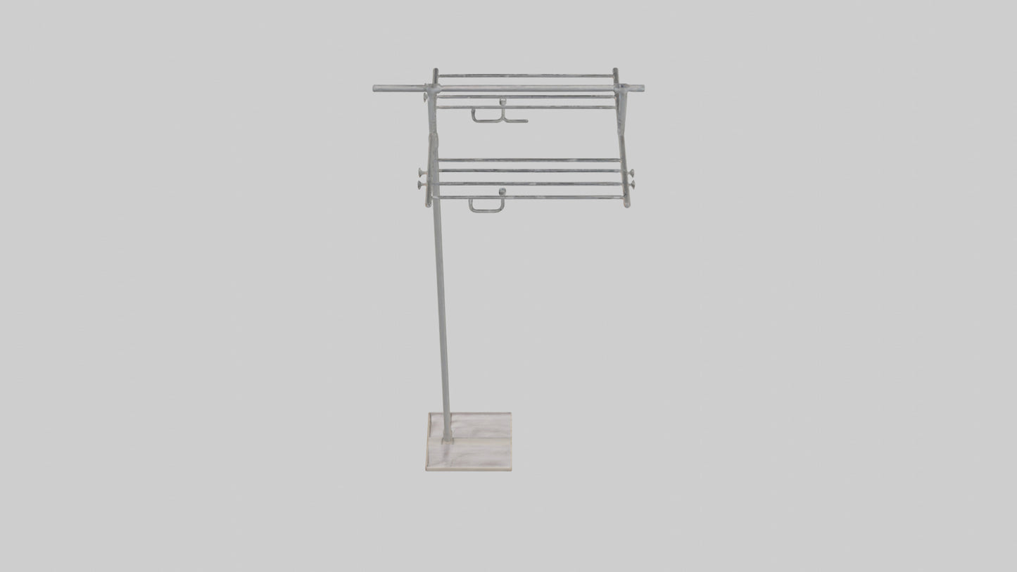 3D model Clothes rack model VR / AR / low-poly