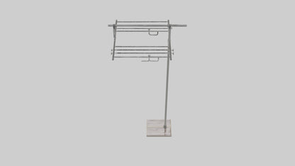 3D model Clothes rack model VR / AR / low-poly