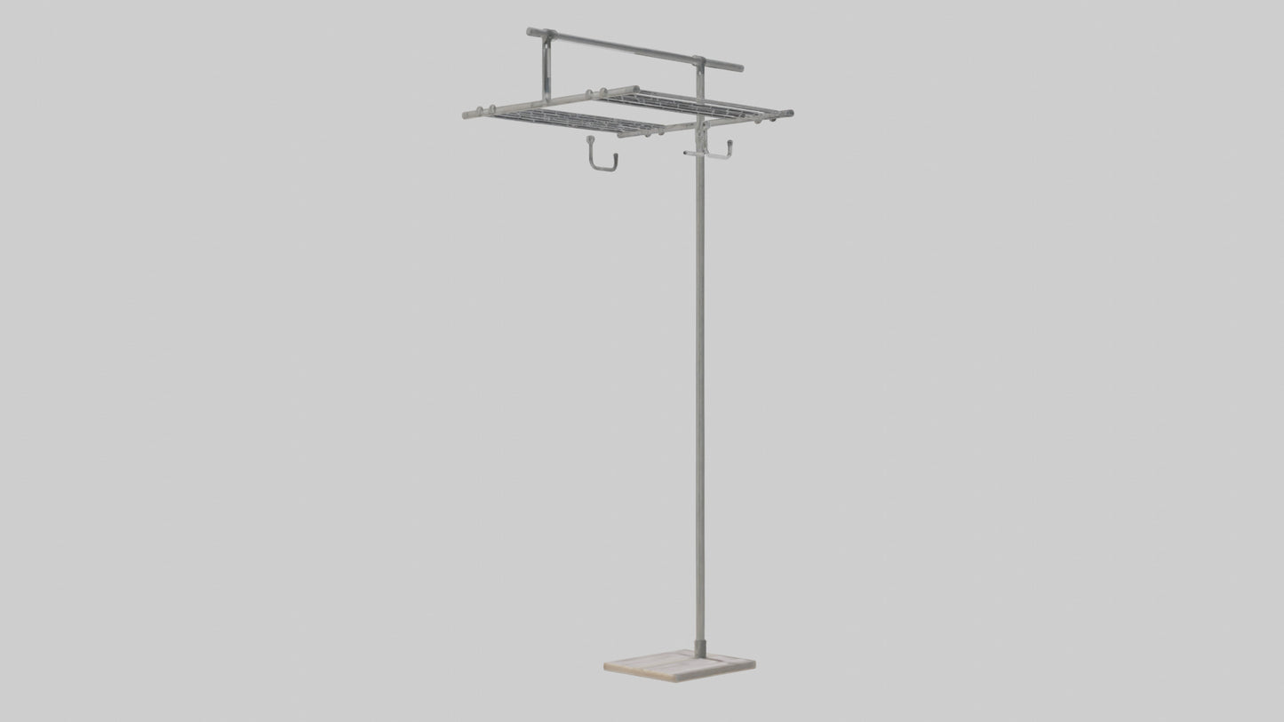 3D model Clothes rack model VR / AR / low-poly