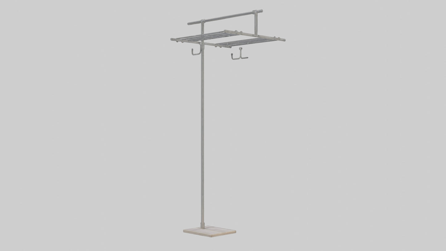 3D model Clothes rack model VR / AR / low-poly