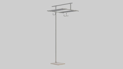3D model Clothes rack model VR / AR / low-poly