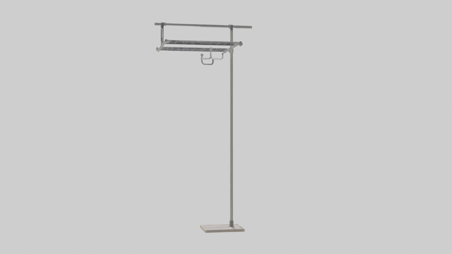 3D model Clothes rack model VR / AR / low-poly