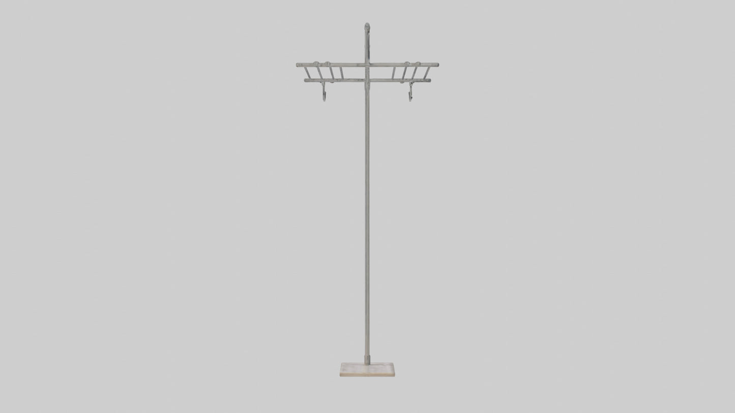 3D model Clothes rack model VR / AR / low-poly
