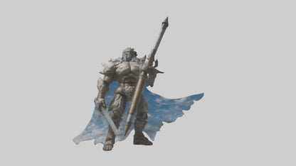 Cloud Titan Giant model VR / AR / low-poly