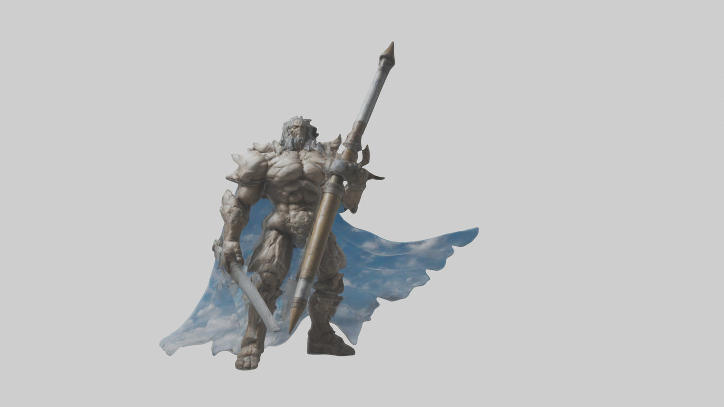 Cloud Titan Giant model VR / AR / low-poly