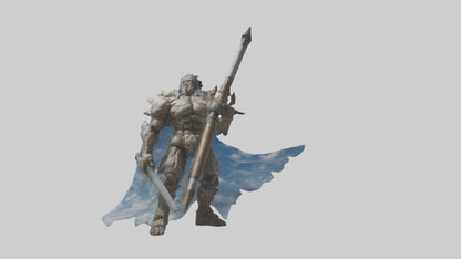Cloud Titan Giant model VR / AR / low-poly