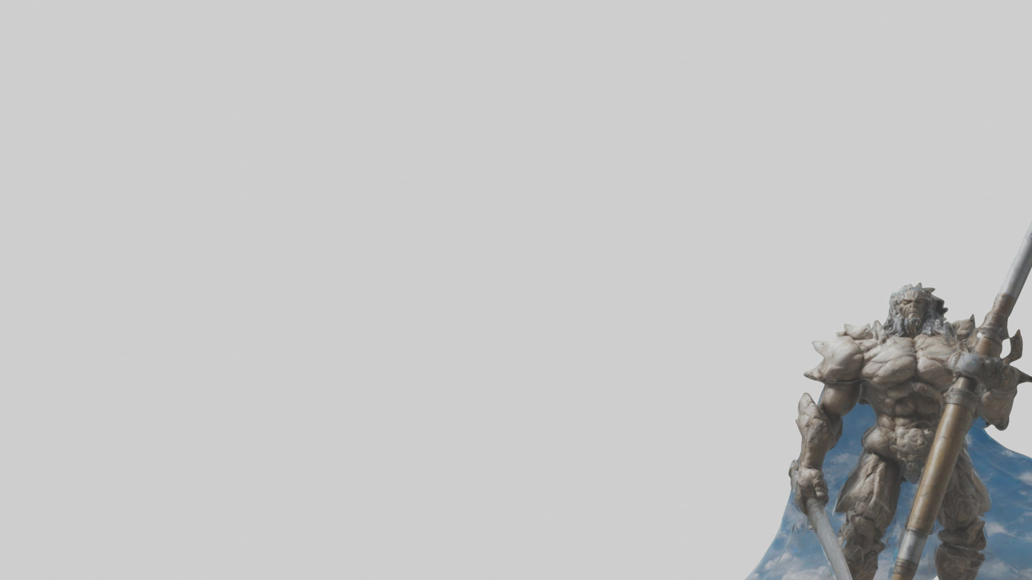 Cloud Titan Giant model VR / AR / low-poly