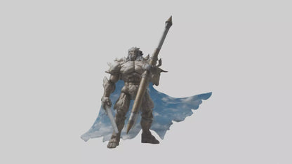 Cloud Titan Giant model VR / AR / low-poly
