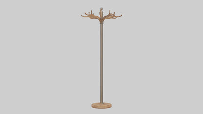 Coat rack model VR / AR / low-poly