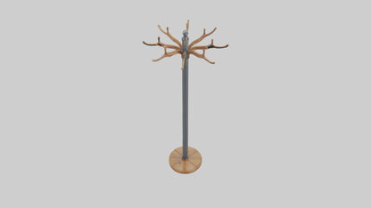 Coat rack model VR / AR / low-poly