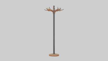 Coat rack model VR / AR / low-poly