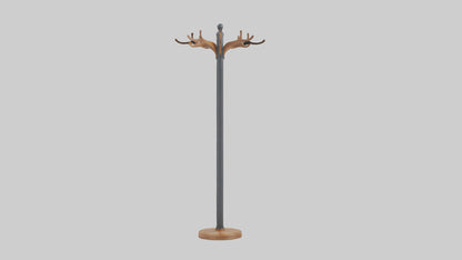 Coat rack model VR / AR / low-poly