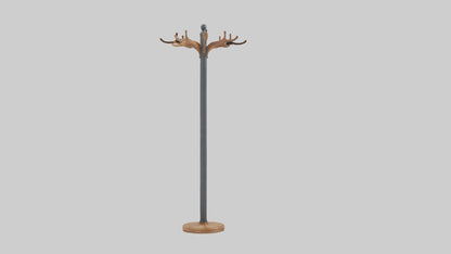 Coat rack model VR / AR / low-poly