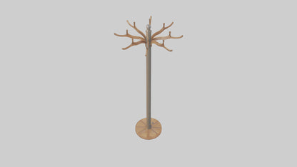 Coat rack model VR / AR / low-poly