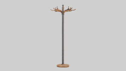 Coat rack model VR / AR / low-poly
