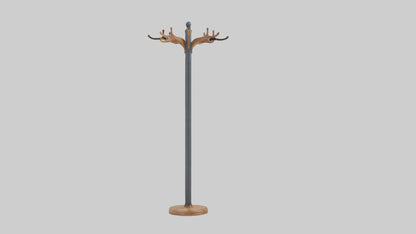 Coat rack model VR / AR / low-poly