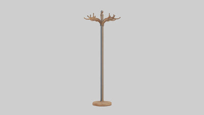 Coat rack model VR / AR / low-poly