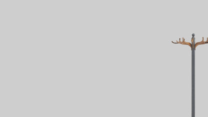 Coat rack model VR / AR / low-poly