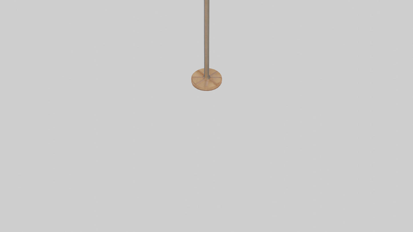 Coat rack model VR / AR / low-poly