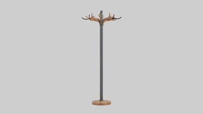Coat rack model VR / AR / low-poly