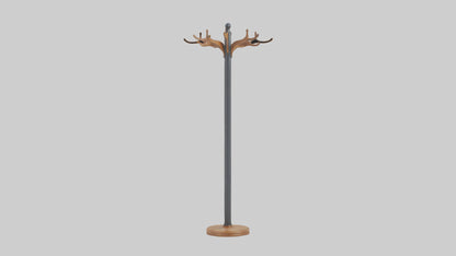 Coat rack model VR / AR / low-poly