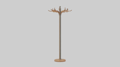 Coat rack model VR / AR / low-poly