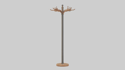 Coat rack model VR / AR / low-poly