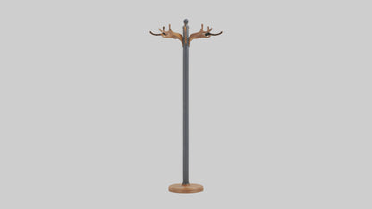 Coat rack model VR / AR / low-poly