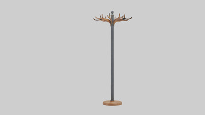 Coat rack model VR / AR / low-poly