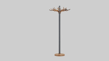 Coat rack model VR / AR / low-poly