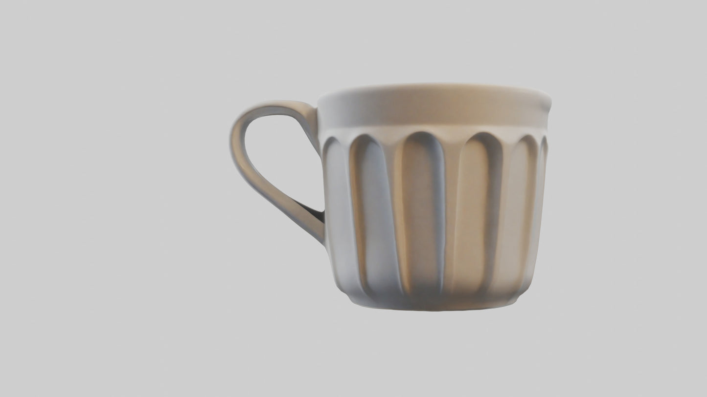 3D model Coffee cup model VR / AR / low-poly