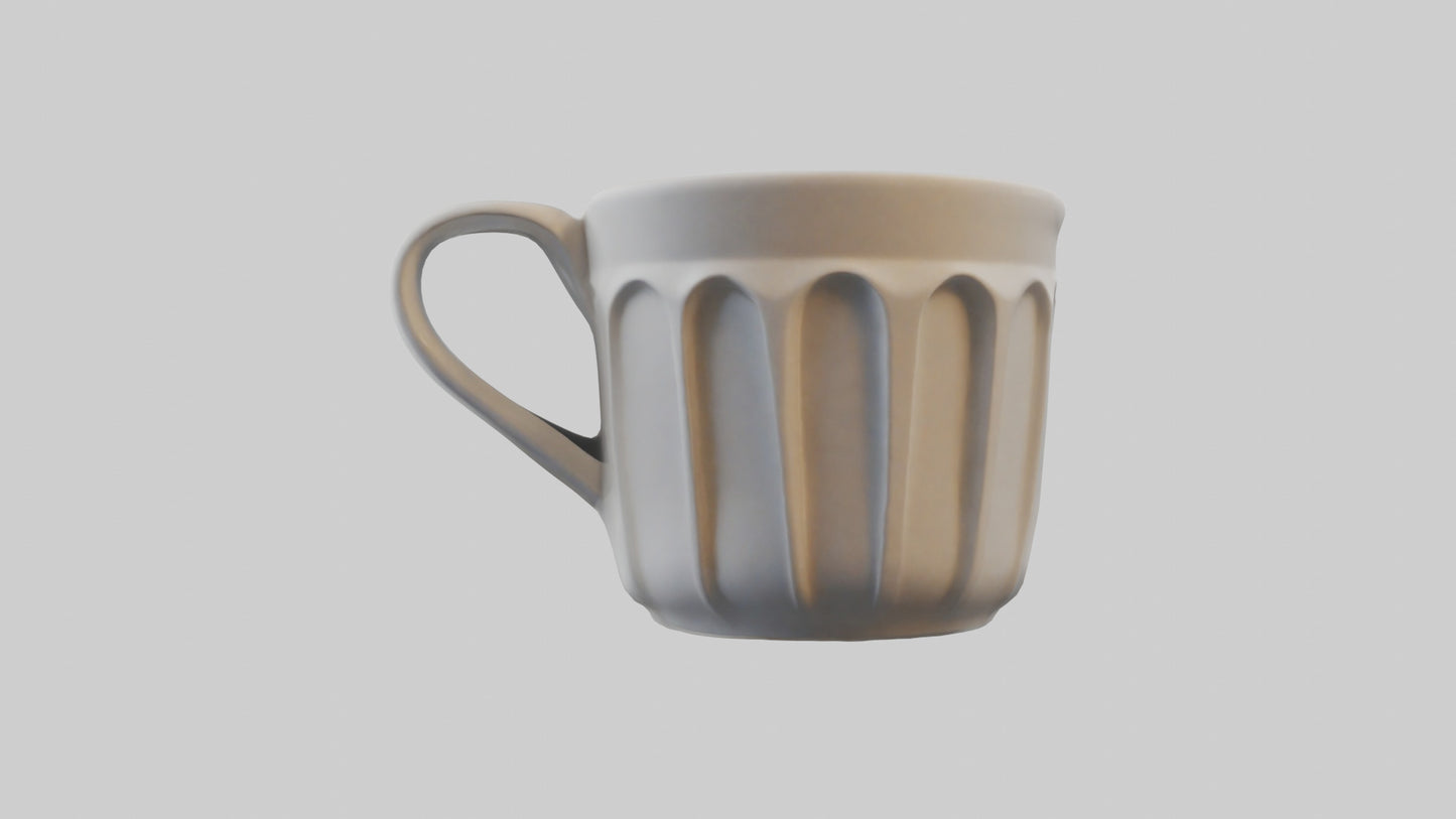3D model Coffee cup model VR / AR / low-poly