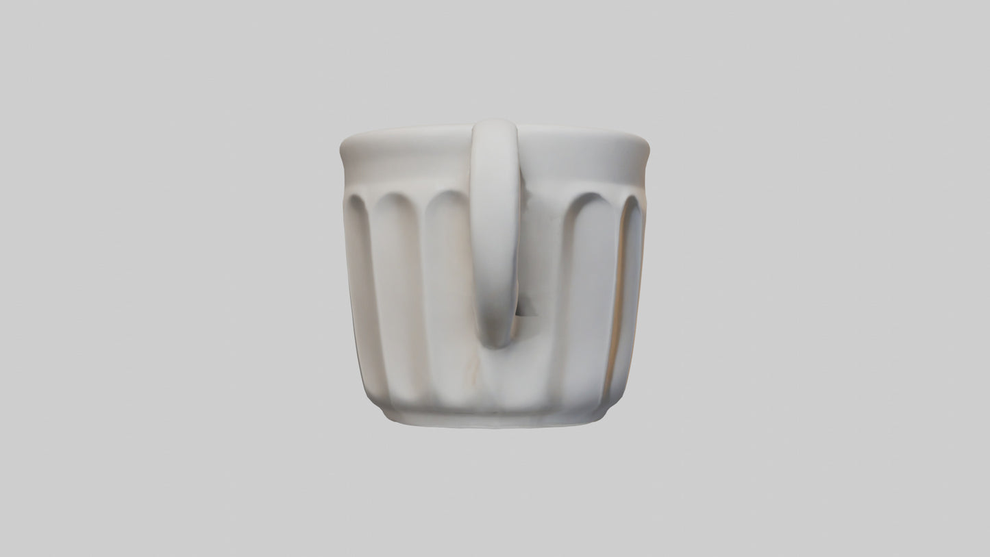 3D model Coffee cup model VR / AR / low-poly
