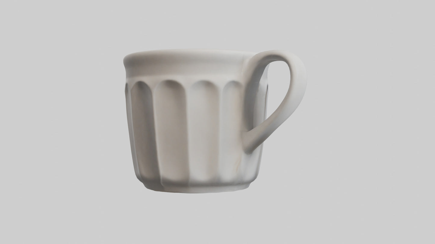 3D model Coffee cup model VR / AR / low-poly