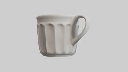 3D model Coffee cup model VR / AR / low-poly