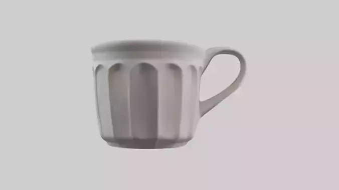 3D model Coffee cup model VR / AR / low-poly