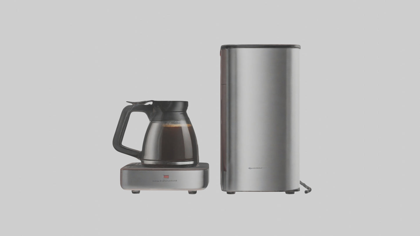Coffee maker model VR / AR / low-poly
